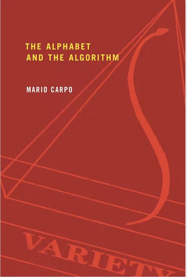 Mario Carpo book cover